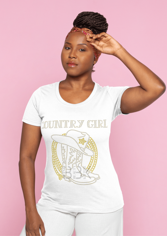 These Boots Are Made for Walking Bling Tee